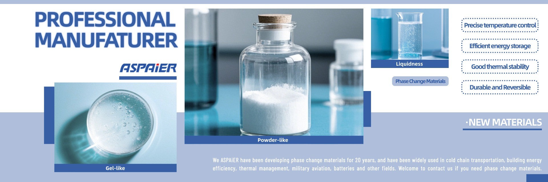 qualidade PCM dedicado de cadeia de frio fábrica